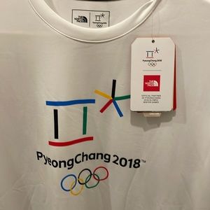 North face 2018 Olympics Tee. Pyeongchang 2018. Size XL.